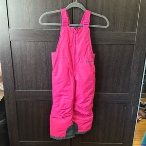 Toddler girls snow overalls size 4T worn once